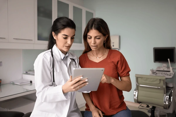 Patient ultrasound appointment